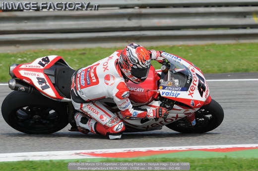 2009-05-09 Monza 1571 Superbike - Qualifyng Practice - Noriyuki Haga - Ducati 1098R